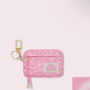 Pink Loveshackfancy Zip Card Case Wallet